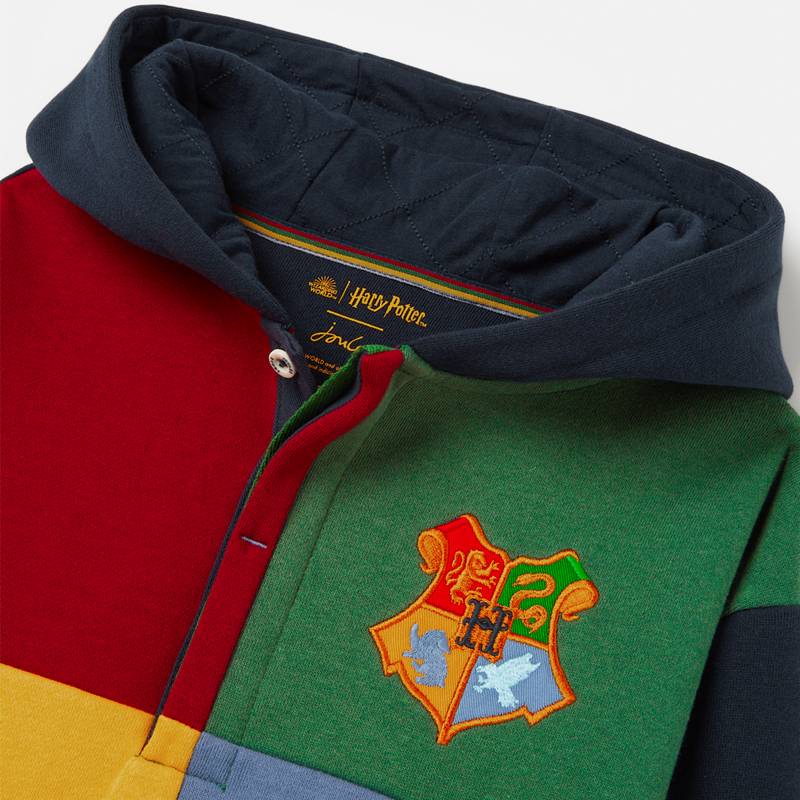 Joules Hogwarts School Crest Hoodie - Multi Colour-2